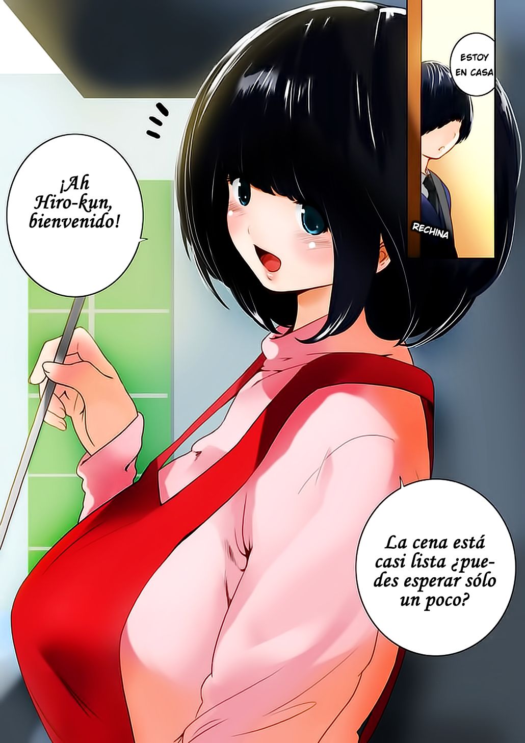 Omamagoto Hasegawa-san chi no Oyakokankei Ichiwame "Haha to Oppai" page 12 full
