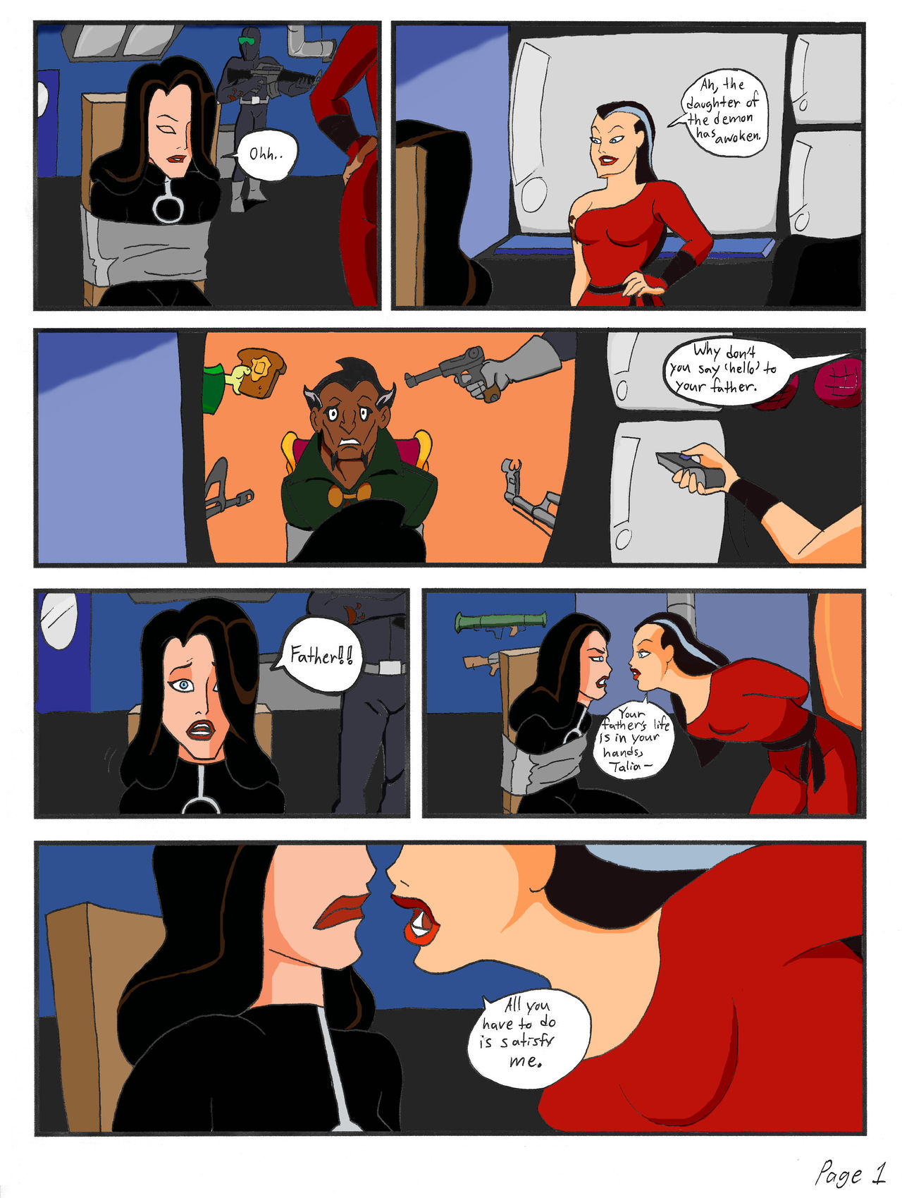 Red Claw of the Demon page 1 full
