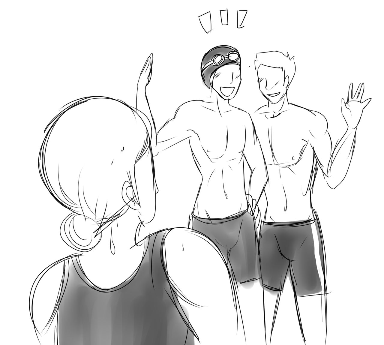 Olympic Swim Vore sketch pack page 8 full
