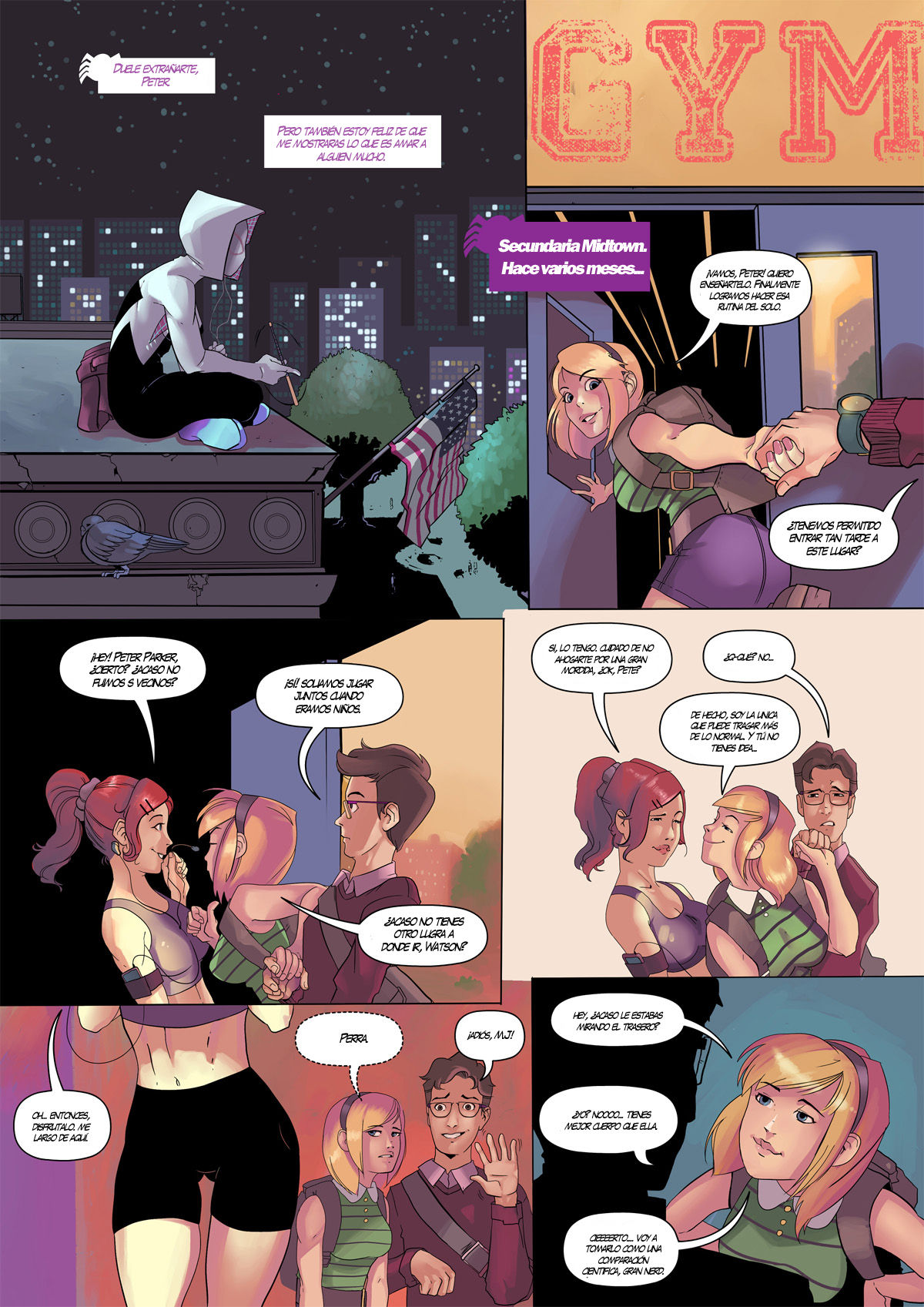 Porn Edge of Spider-Verse - Spider Gwen page 3 full