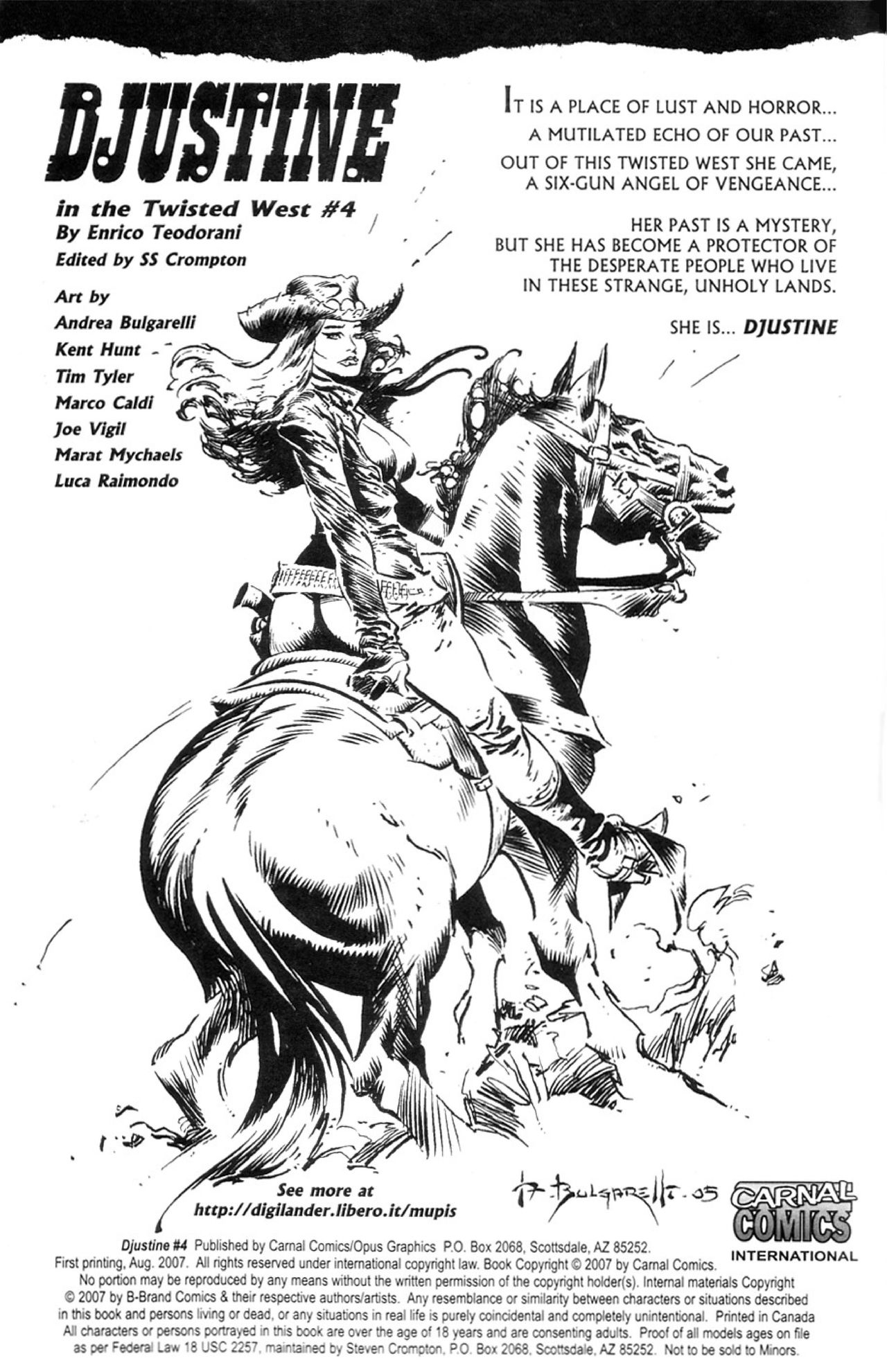 Djustine - Tales of the Twisted West #4 page 2 full