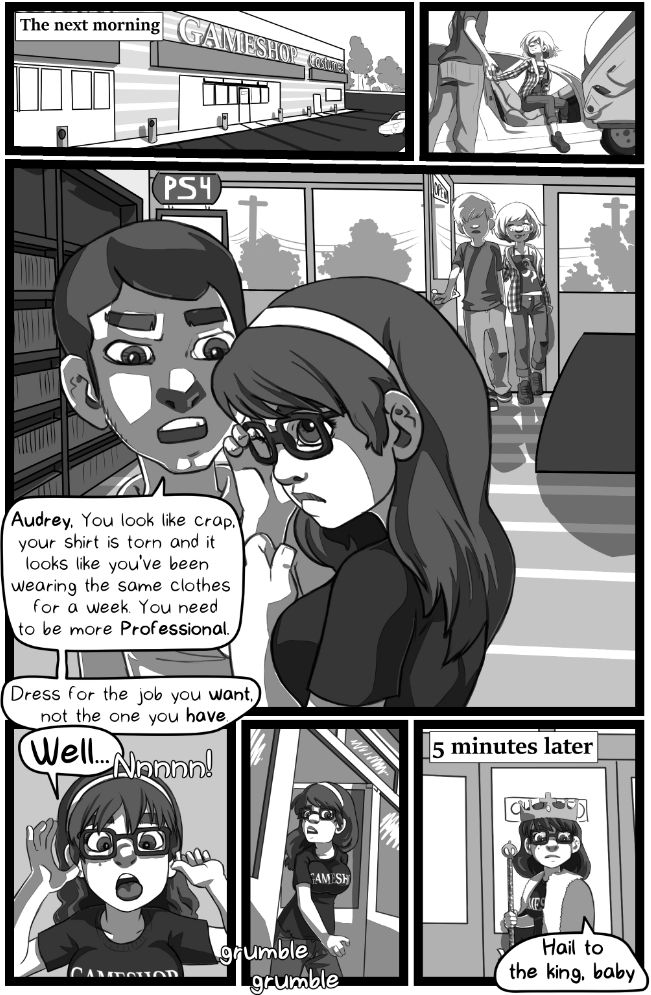 Zoe the Vampire weekly webcomic page 2 full
