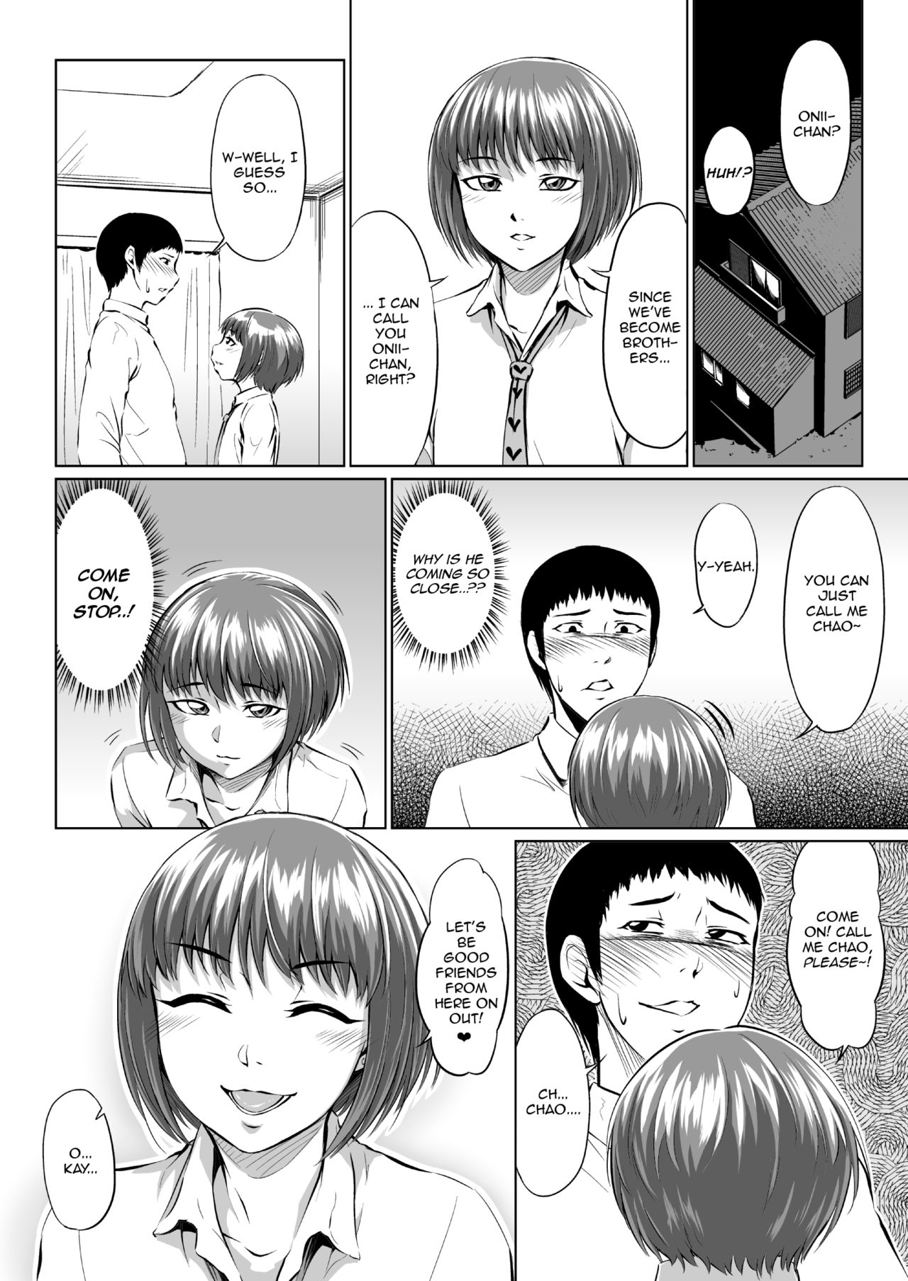 Fellatio Kouhai, Otouto ni naru page 4 full
