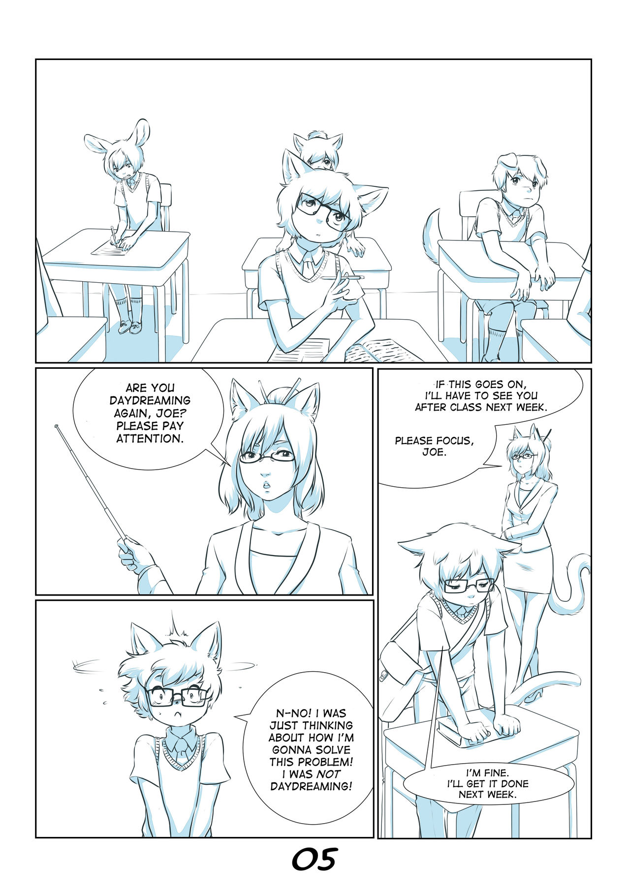 I Love my Babysitter Comic  Re-Edited page 7 full