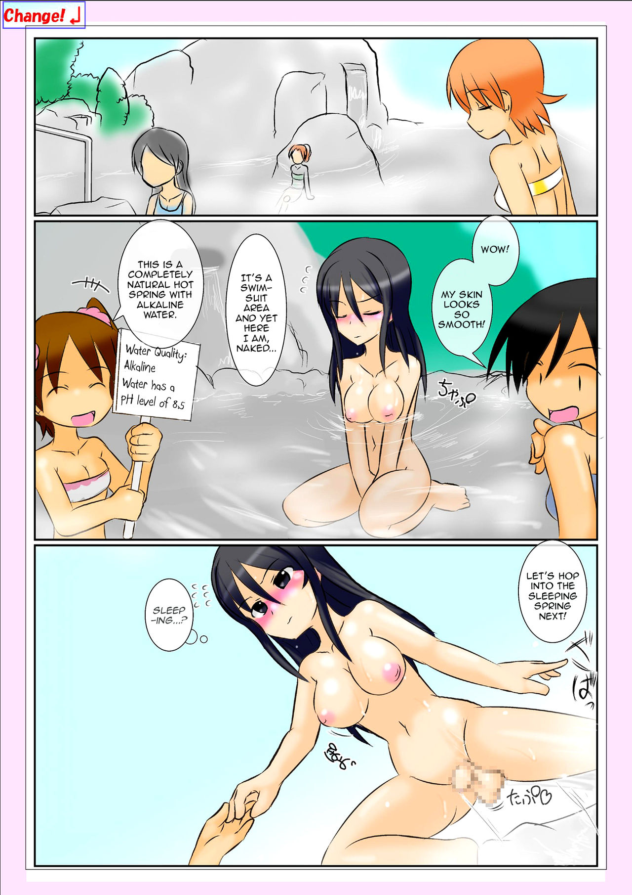 Houkei Futanari Idol 2 ~Zenra de Chijoku no Onsen Report!~ | Foreskin Futanari Idol 2 -Hot Spring Report Of Shame!- page 9 full
