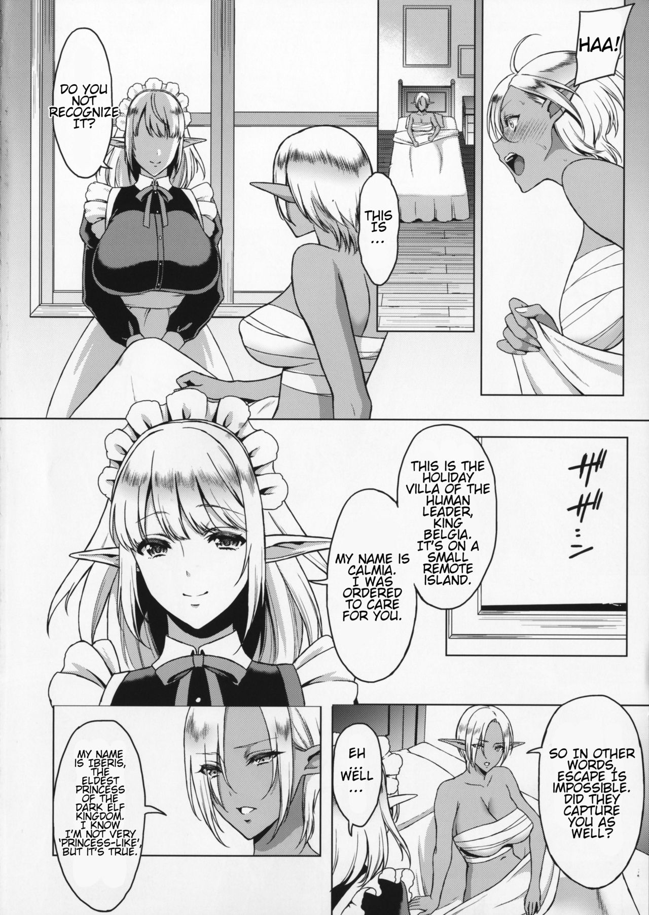 Reizoku Elf Maid + C91 Kaijou Genteibon | Elf Maid Slaves page 4 full