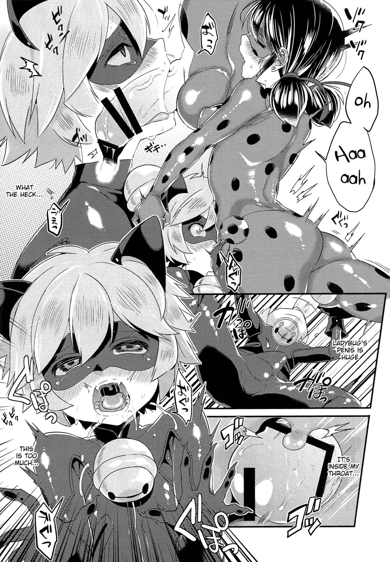 Teki no Shoi de Futanari ni Sareta Ladybug ga Cat Noir no Shojo o Ubacchau Hon page 11 full