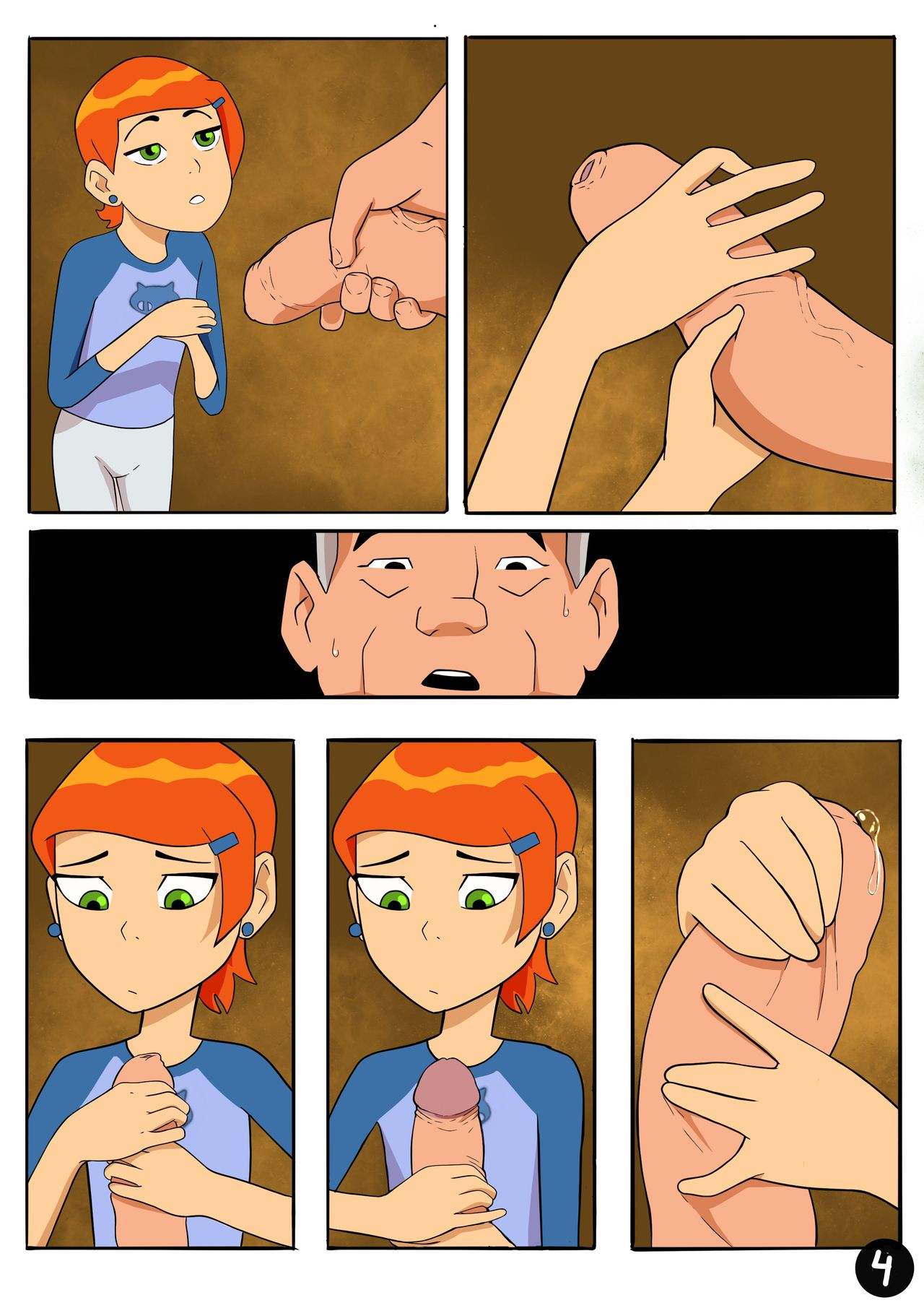 Amazing Adventures of Gwen and Her Abusive Grandfather page 4 full