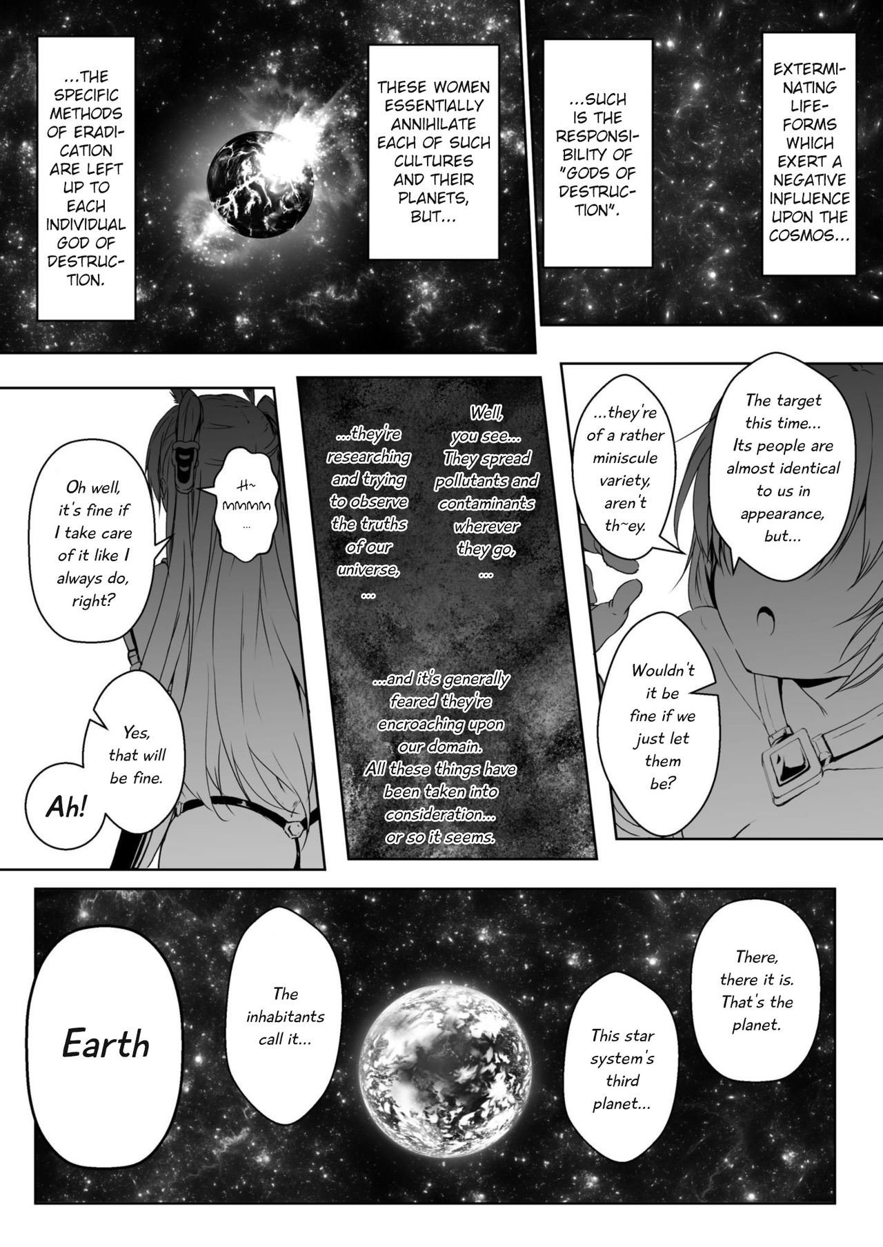 Chikyuu no Jinrui wa Kujo Taishou ni Narimashita | Earth's Human Race Disinfection page 4 full